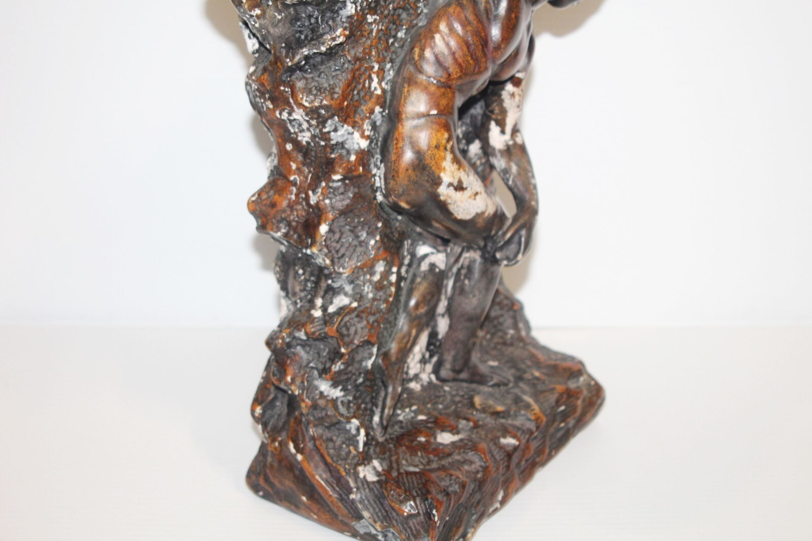 Vintage Attila’s Statue Discus Thrower Discobolus Of Myron Athlete Greek Olympic