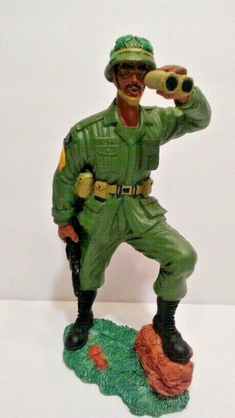 Vintage Young’s African American Army Ranger Figurine 10″