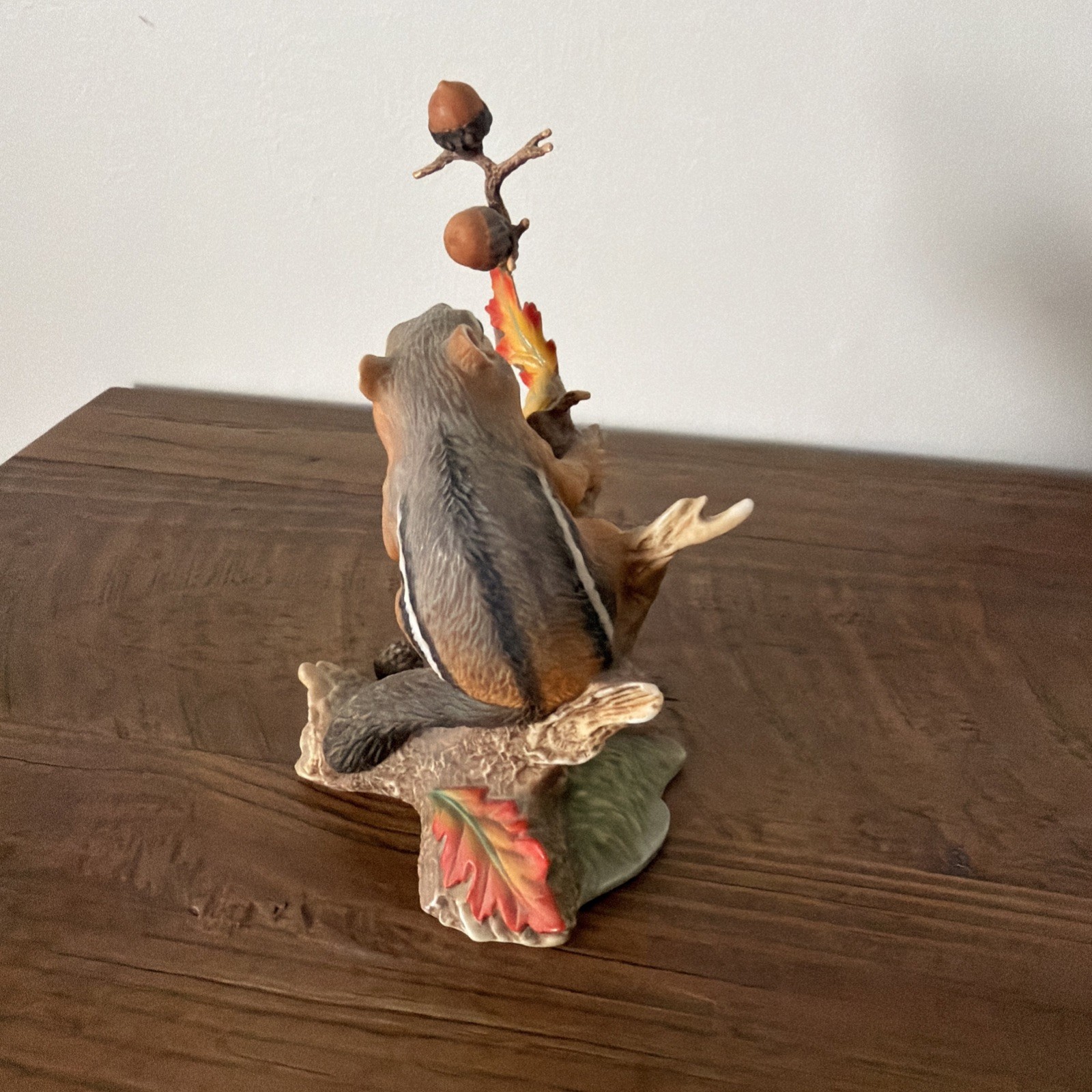 Lenox Eastern Chipmunk Figurine Vintage 1991 Autumn Adventure Acorn Oak Woodland