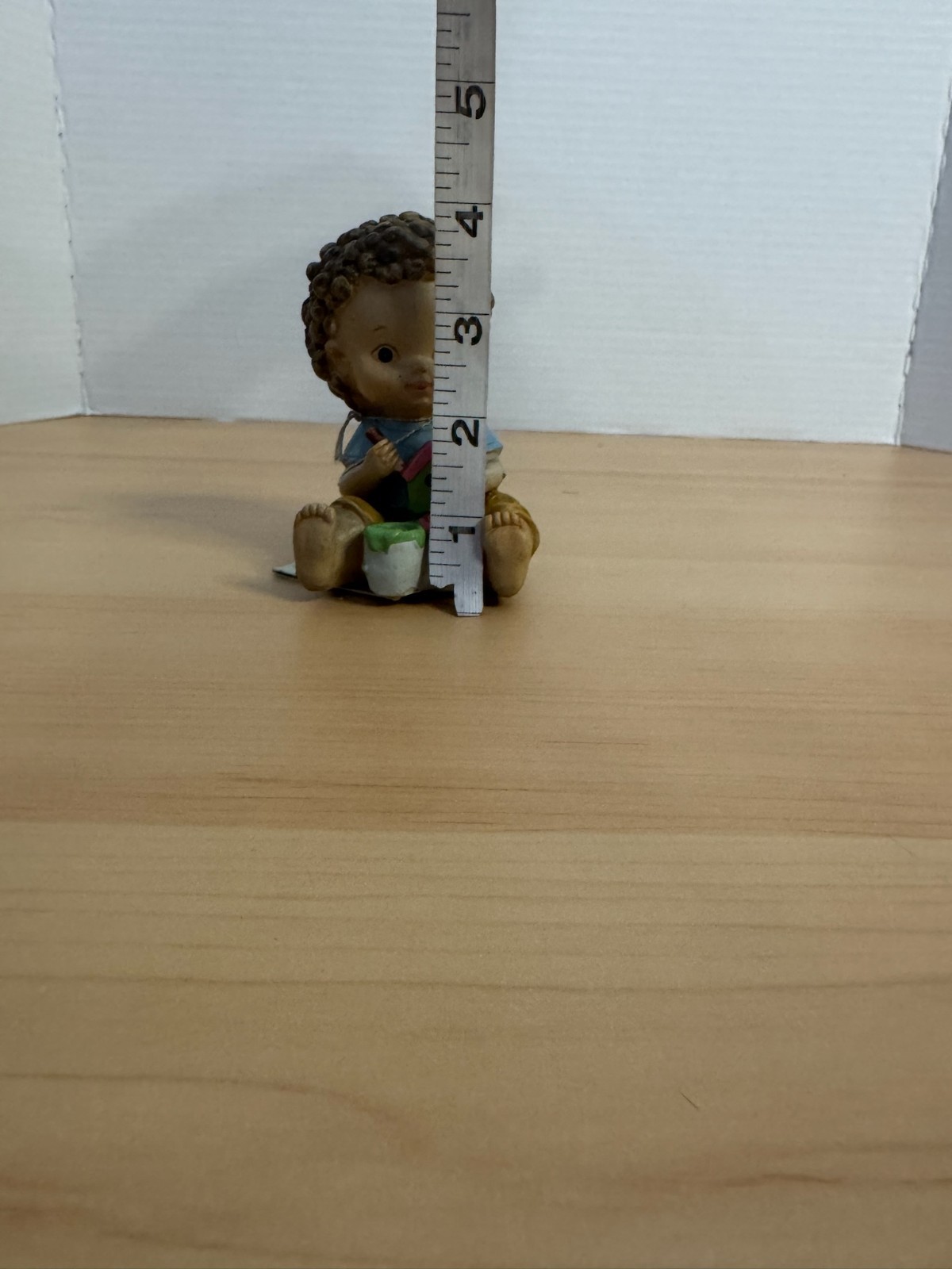 Tender Times Vintage Boy Painting Figurine