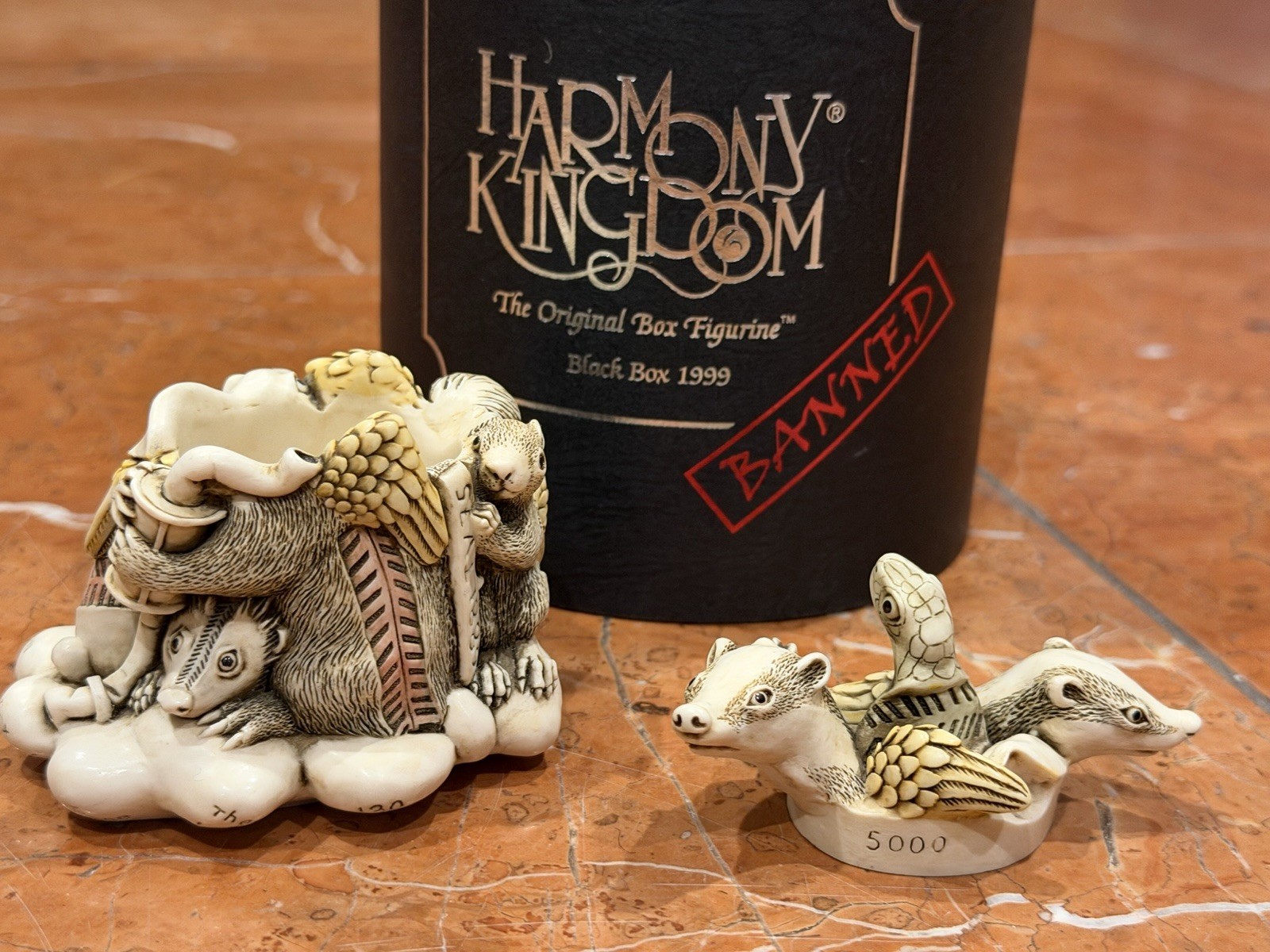 HARMONY KINGDOM ROAD KILL’S REVENGE ANIMALS FIGHT BACK 4323/5000 SIGNED NEW NIB