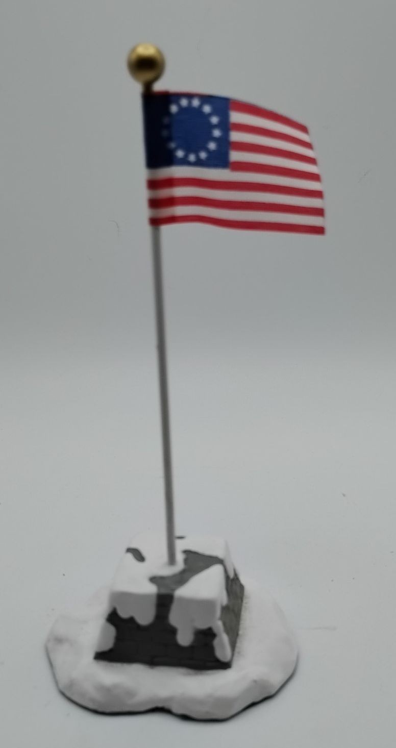 LEFTON Colonial Village Accessory Betsy Ross Flag 13 Stars