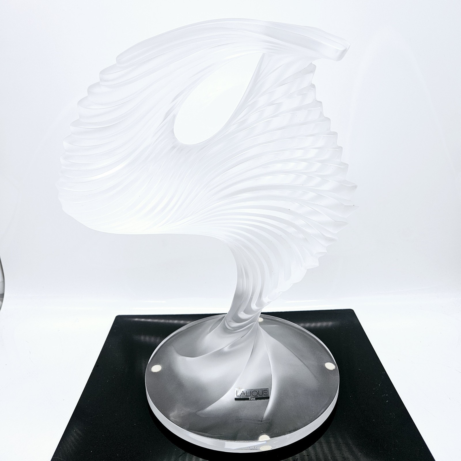 Lalique Crystal Trophee Figure Skating Championship in Box with Paperwork