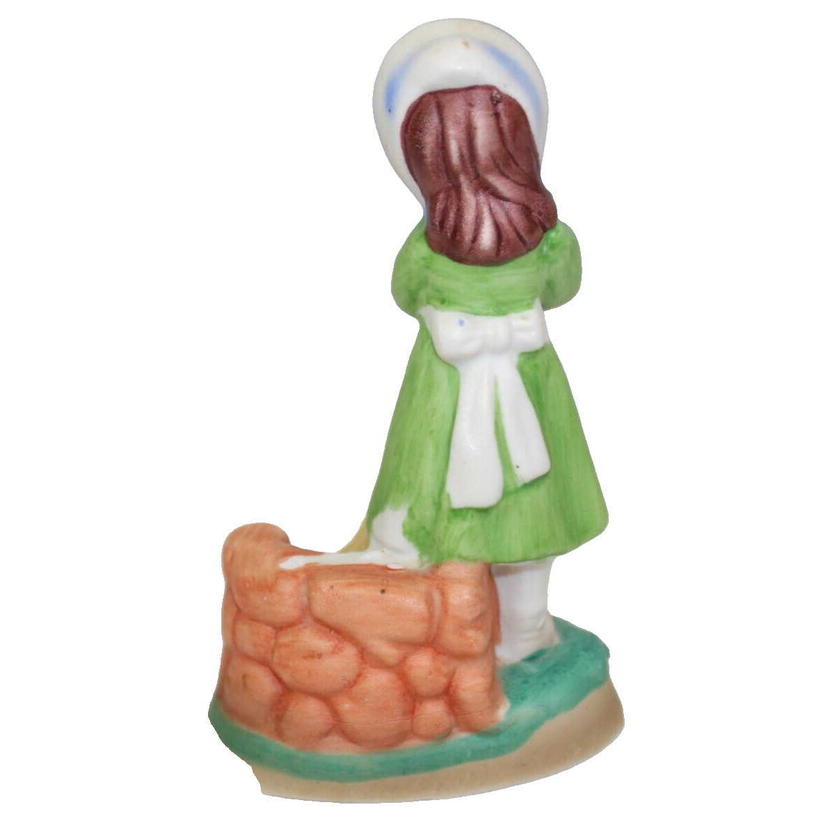 Vintage Norleans Boy & Girl Country Farm Figurines Ceramic 5″ Tall -Set of 2 MCM