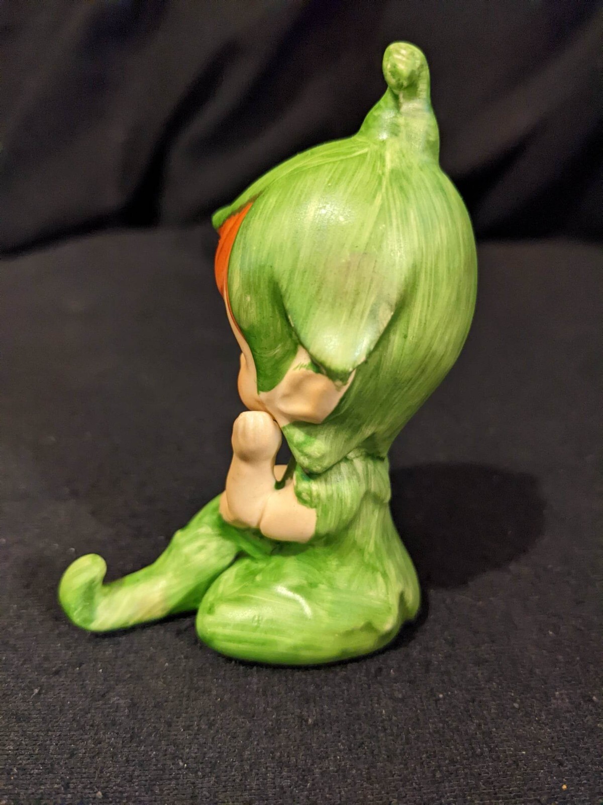 Green Ceramic Pixie Elf Purchased in the 1960’s Vintage