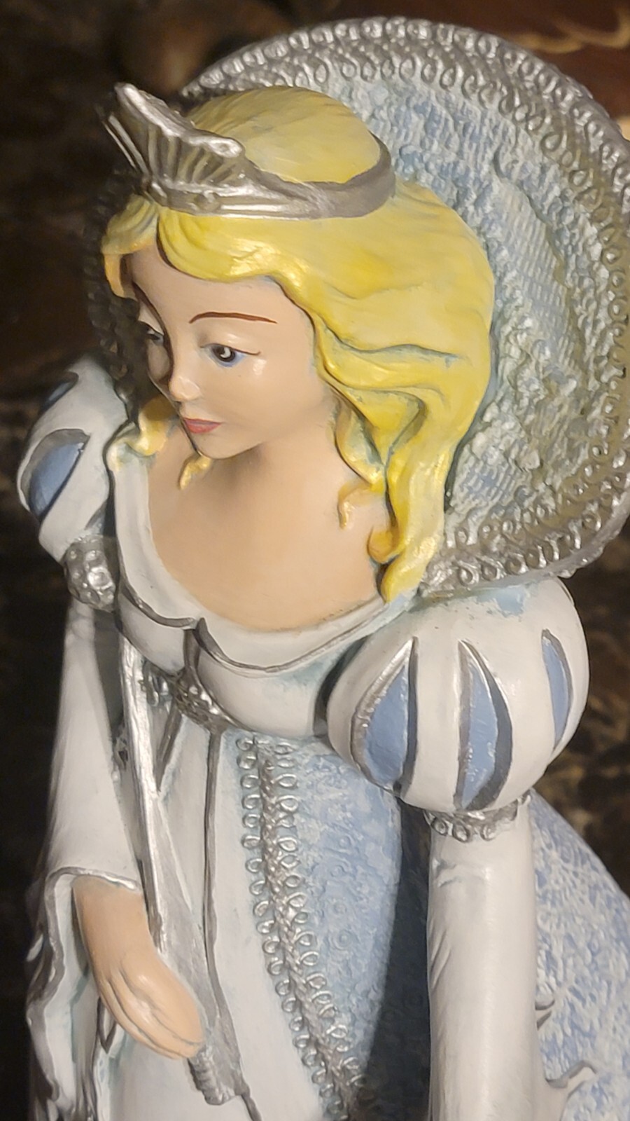 The Snow Queen – 16″ Hand Made Kiln Fired – Made In USA RARE – 1960s