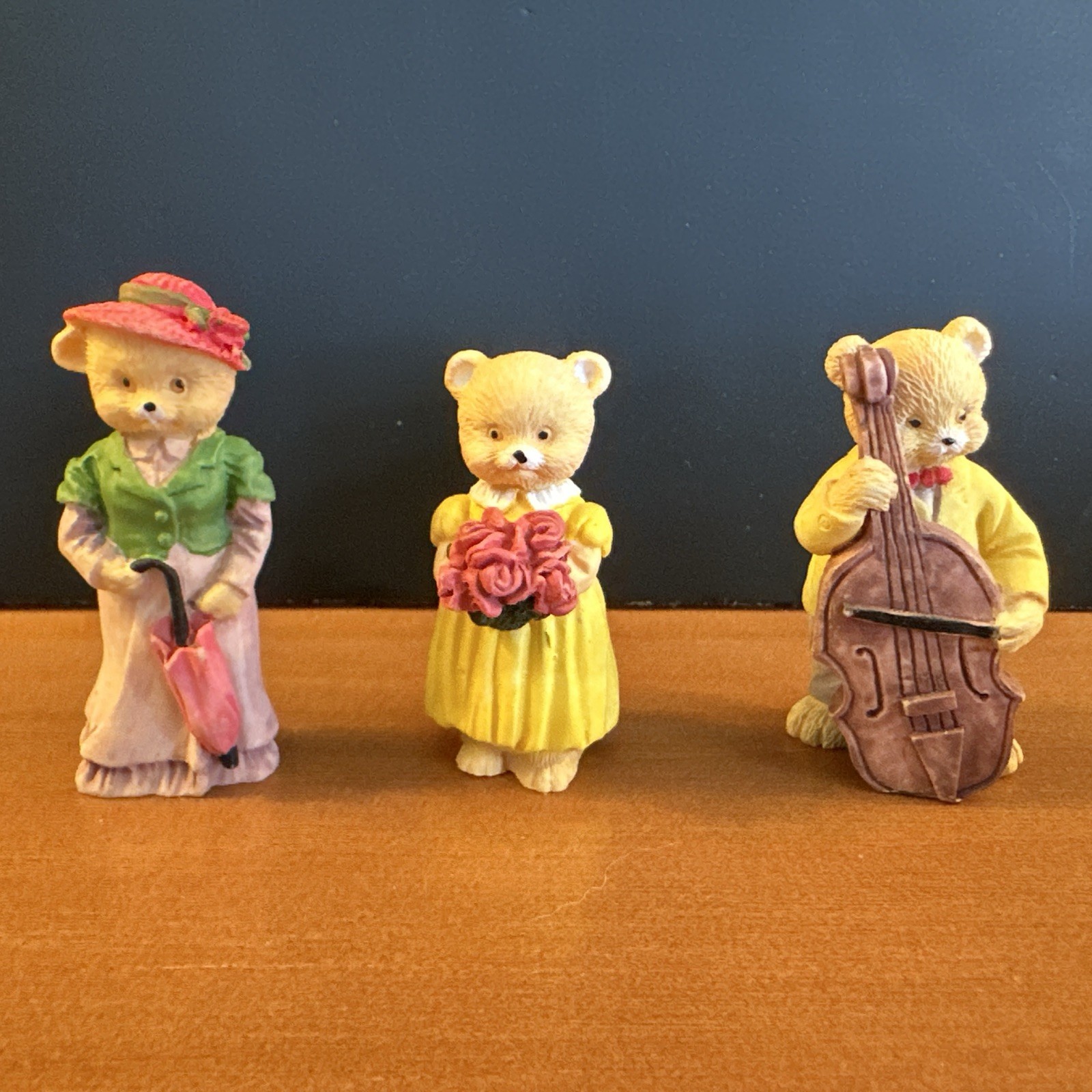 Teddy Bear 🧸 Family Figurines Complete Set Of 12