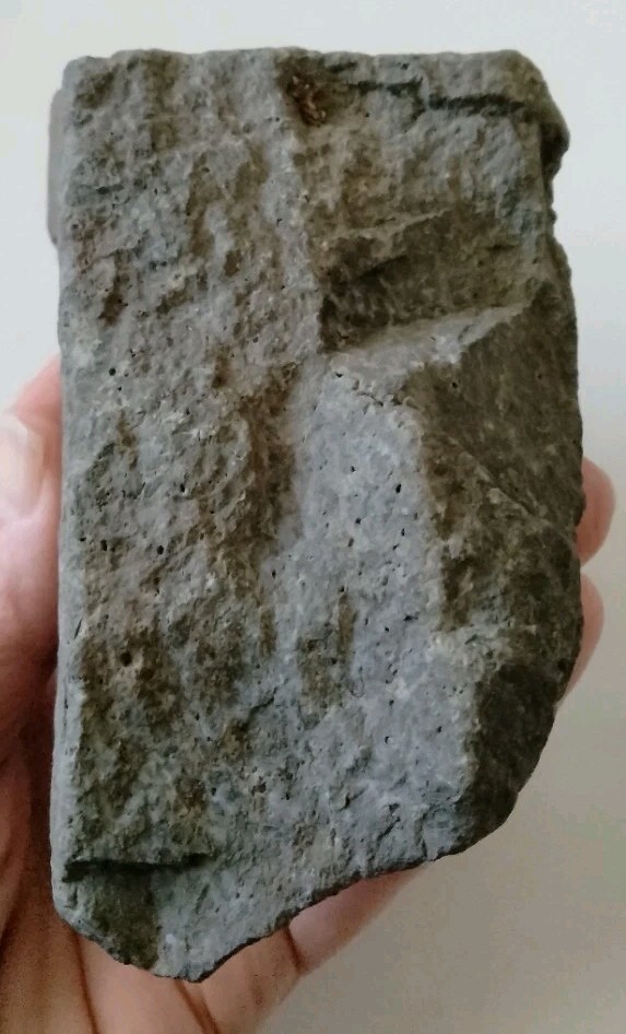 An incredible Prehistoric Paleo-American, basalt, rock art sculpture multi tool.