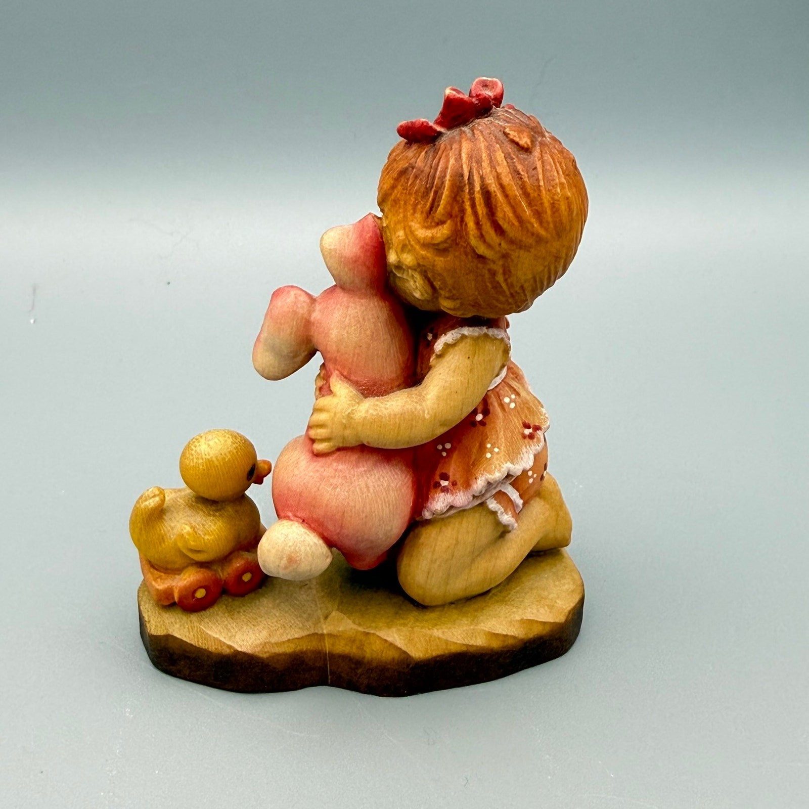 ANRI Vintage Sarah Kay “All Mine” 3.5 in Wood Carved Limited Edition 676/4000