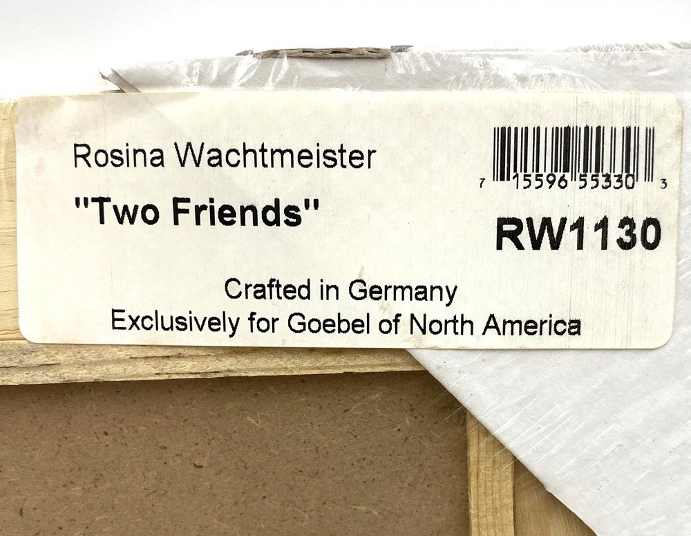 Rosina Wachtmeister Goebel Germany 8×10 Art Print Framed “TWO FRIENDS” RW1130