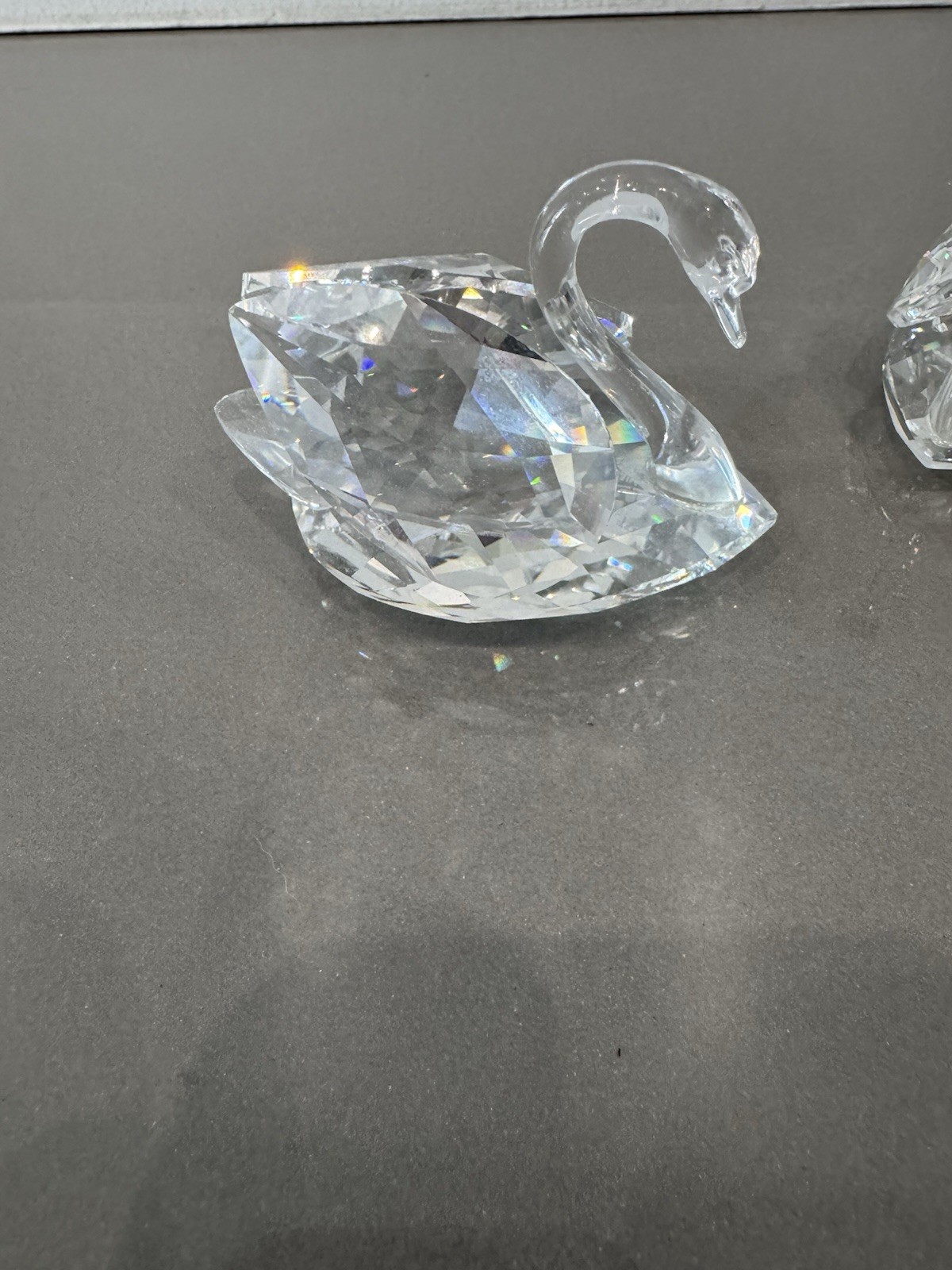 Set Of 3 Beautiful Swarovski Swan Beauties of the Lake Retired