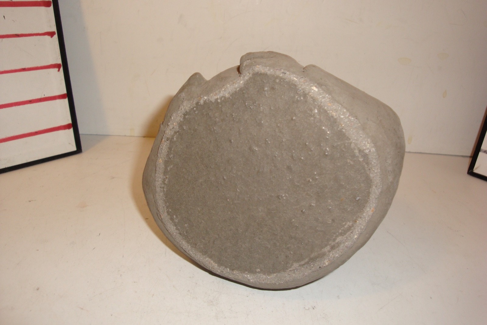 Vintage Designer Stone Inc meditating frog stone cast stone garden art