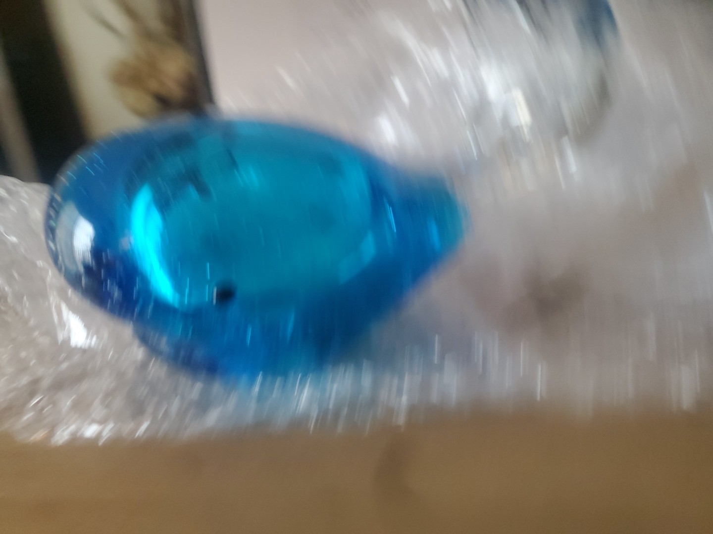 Lenox Deep Blue Whale Art Figurine Beautiful Glass Piece