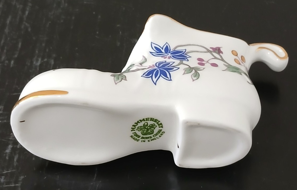 Hammersley Fine Bone China Boot Made In England 3.2″