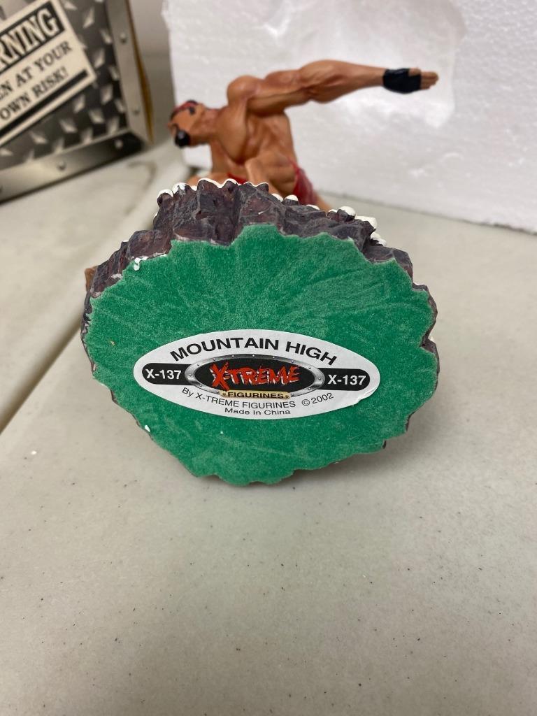 NEW RARE MOUNTAIN HIGH X-Treme Figurine Bodybuilding extreme snowboarder X-137