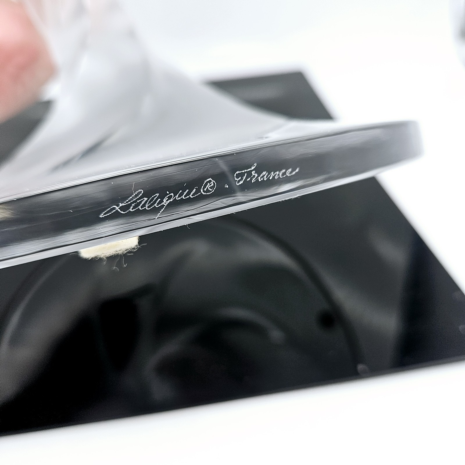 Lalique Crystal Trophee Figure Skating Championship in Box with Paperwork