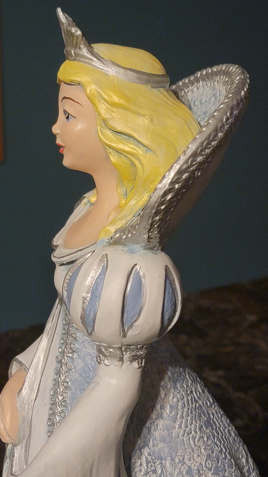The Snow Queen – 16″ Hand Made Kiln Fired – Made In USA RARE – 1960s