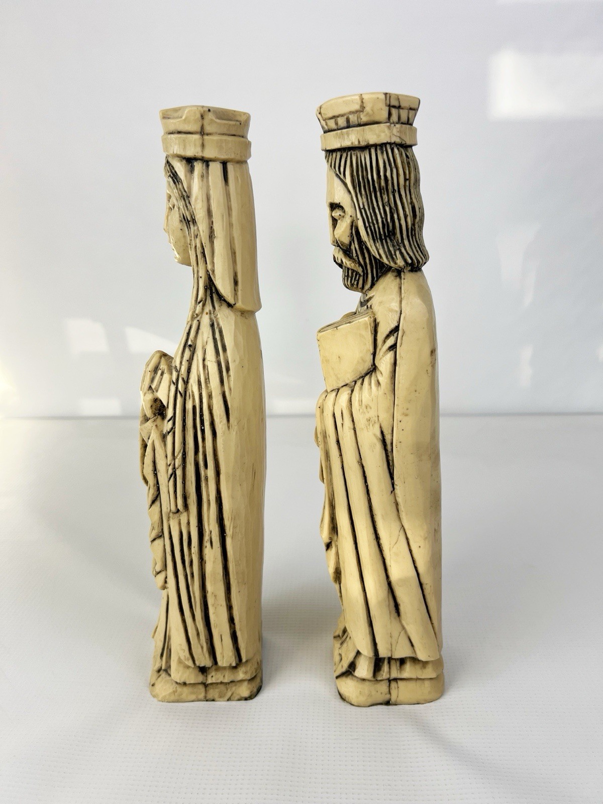 Vintage Austin Productions King and Queen 13″ Statue Medieval Gothic Style Heavy
