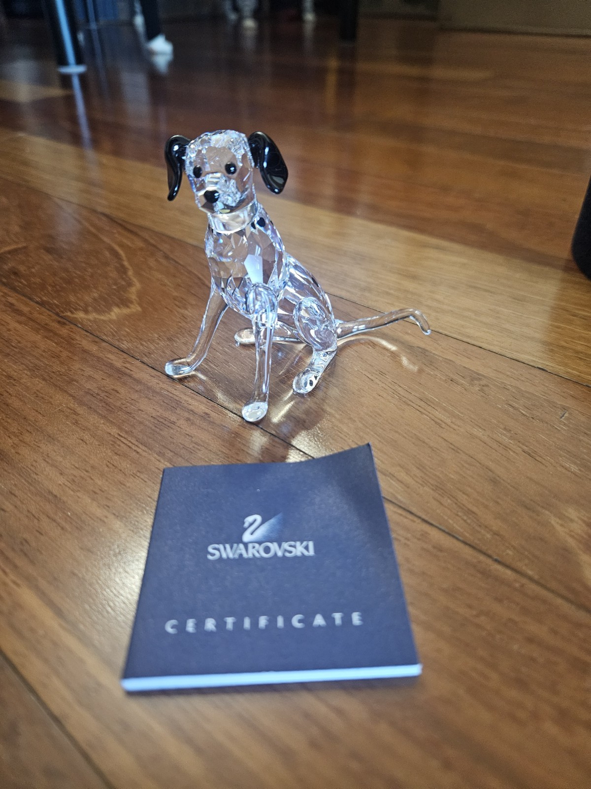 Swarovski Symbols Classics Dog Figurine 3″ Tall NIB Complete