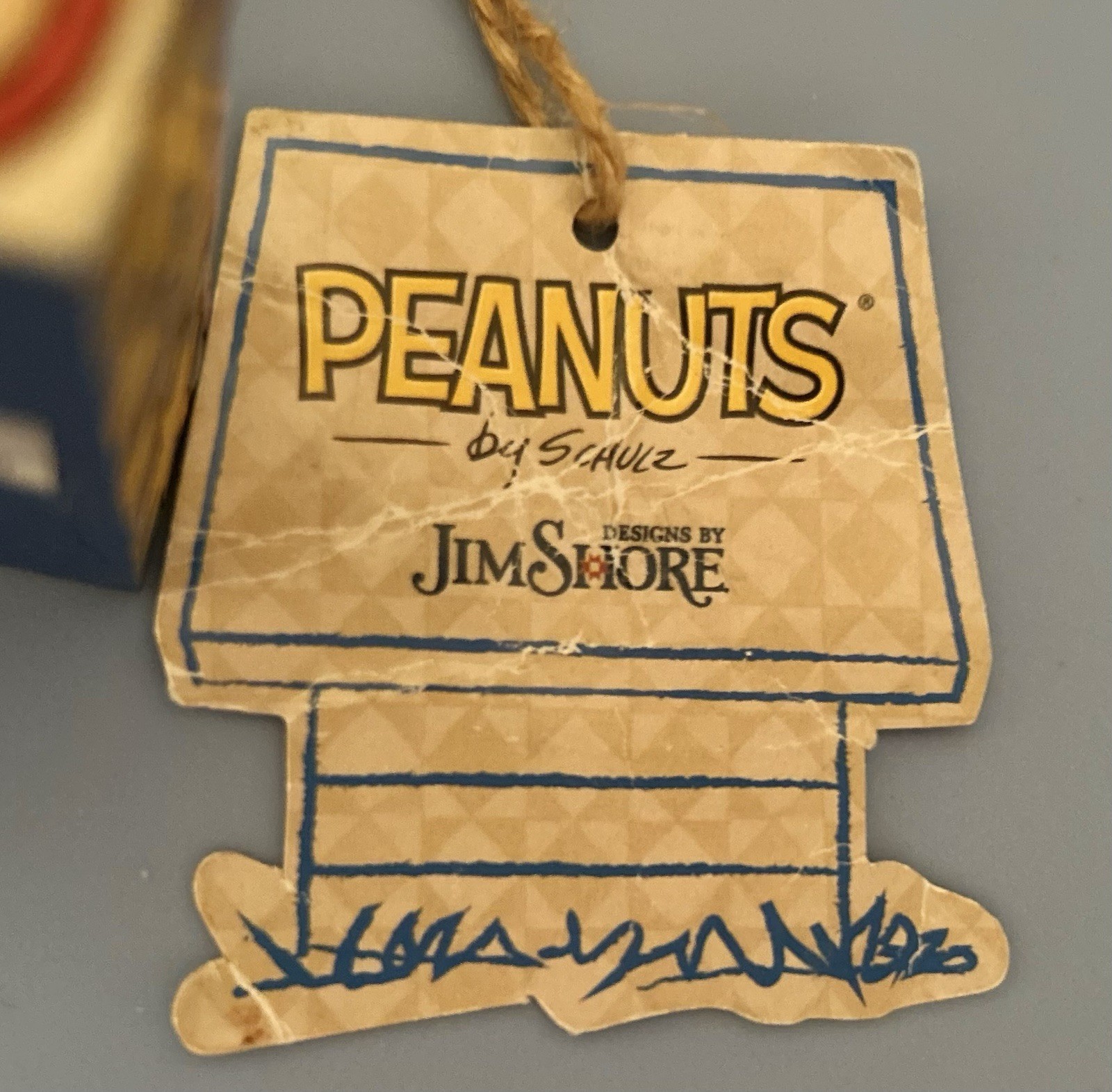 Jim Shore Peanuts Snoopy Father’s Day Figurine “Best Dad”figurine 2014 Enesco