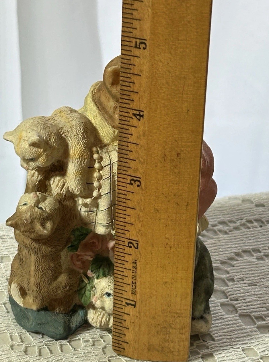 Cat Kittens “MY FAVORITE THINGS” Knick Knack By San Francisco Music Box Co