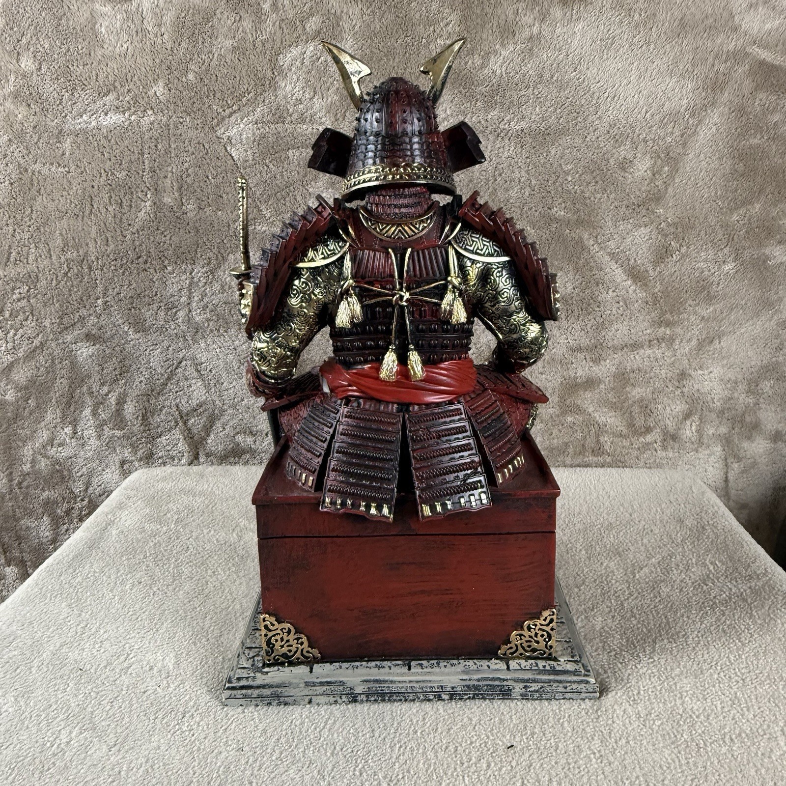 Medieval Ancient Samurai Undead Warrior Resin Statue Ornament Figurine READ