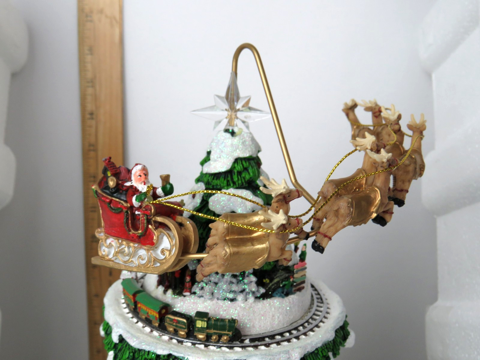 Bradford Thomas Kinkade Tabletop Christmas Tree Train Wonderland Express