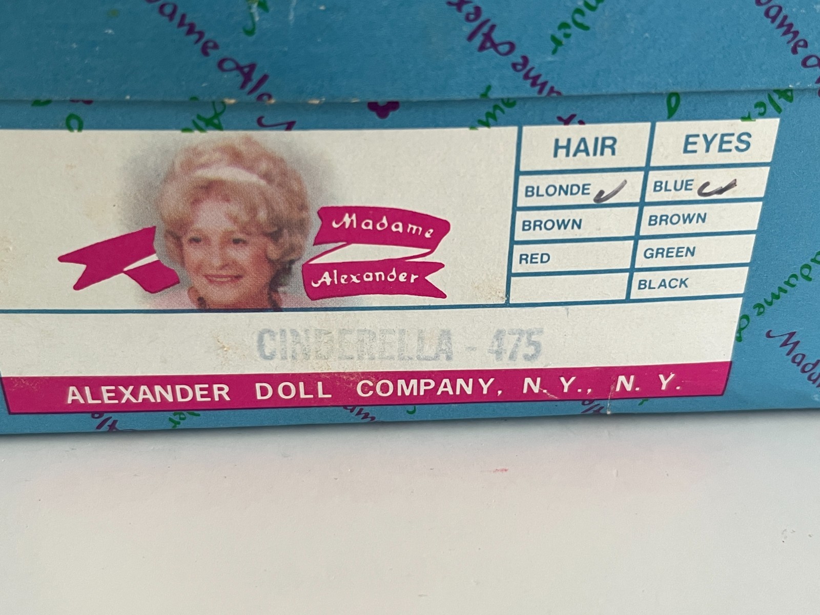 Vintage Madame Alexander Doll Storyland Collection CINDERELLA 8″ In Original Box