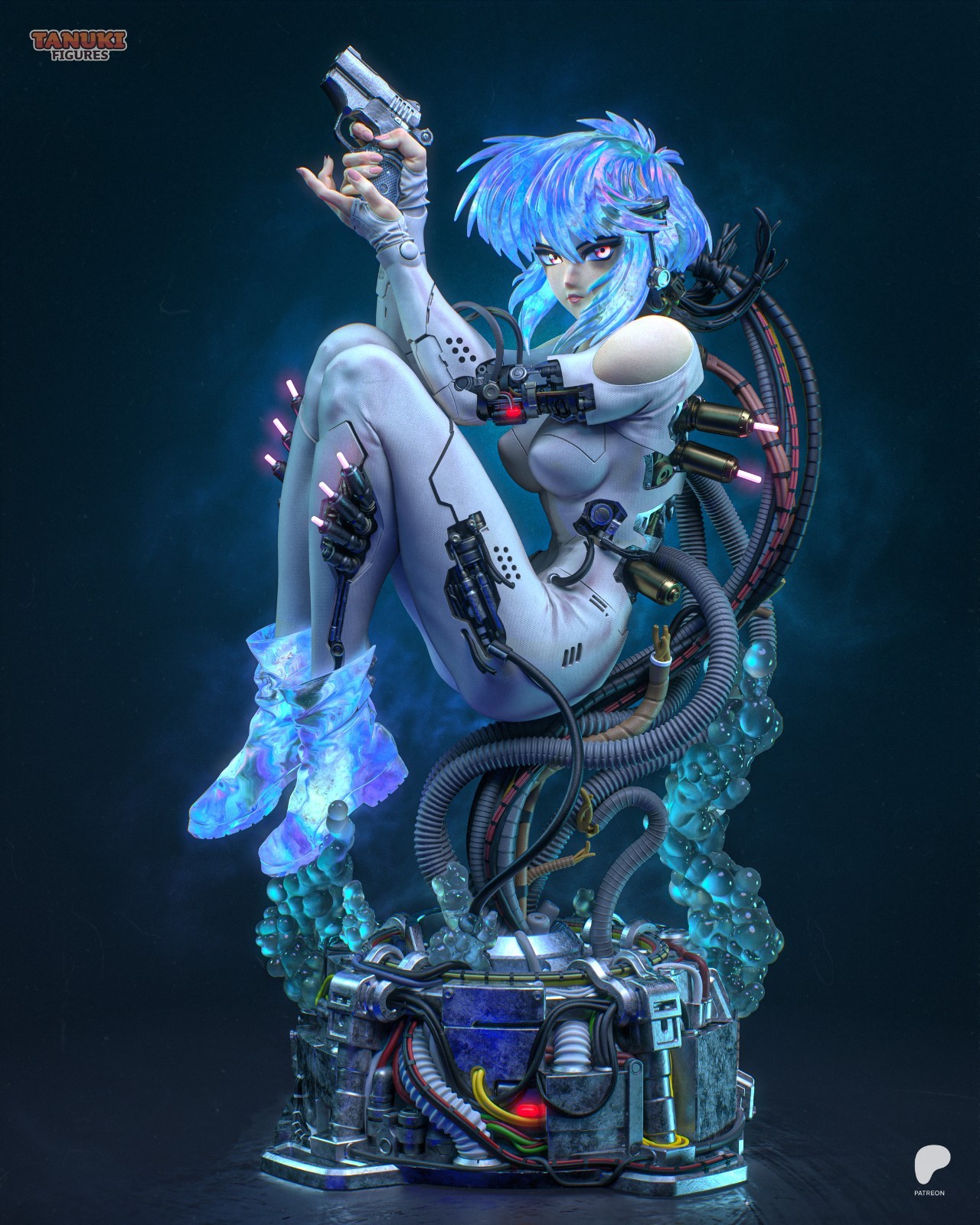 Motoko – Ghost in the Shell 1/6 Scale Figure Statue Unpainted Garage Kit Resin