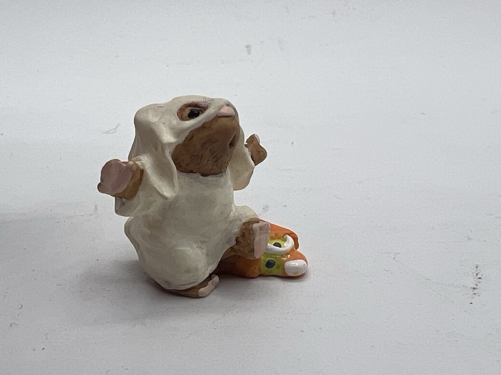 Hallmark Merry Miniatures Ghost with Spilled Candy Bag 1996