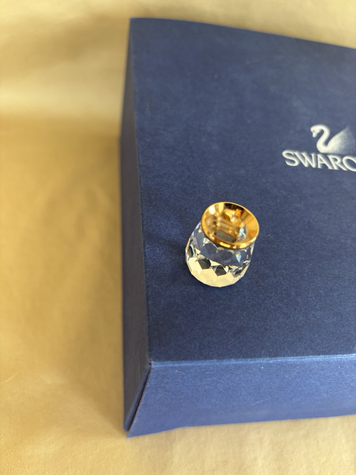 Swarovski 2002 Crystal Memories Gold Plated Weather Frog-MISSING COA