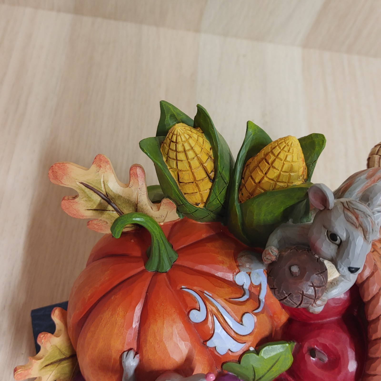 Jim Shore “A Harvest Of Blessings” Figurine Cornucopia Fall 2016 #4053855 No Box