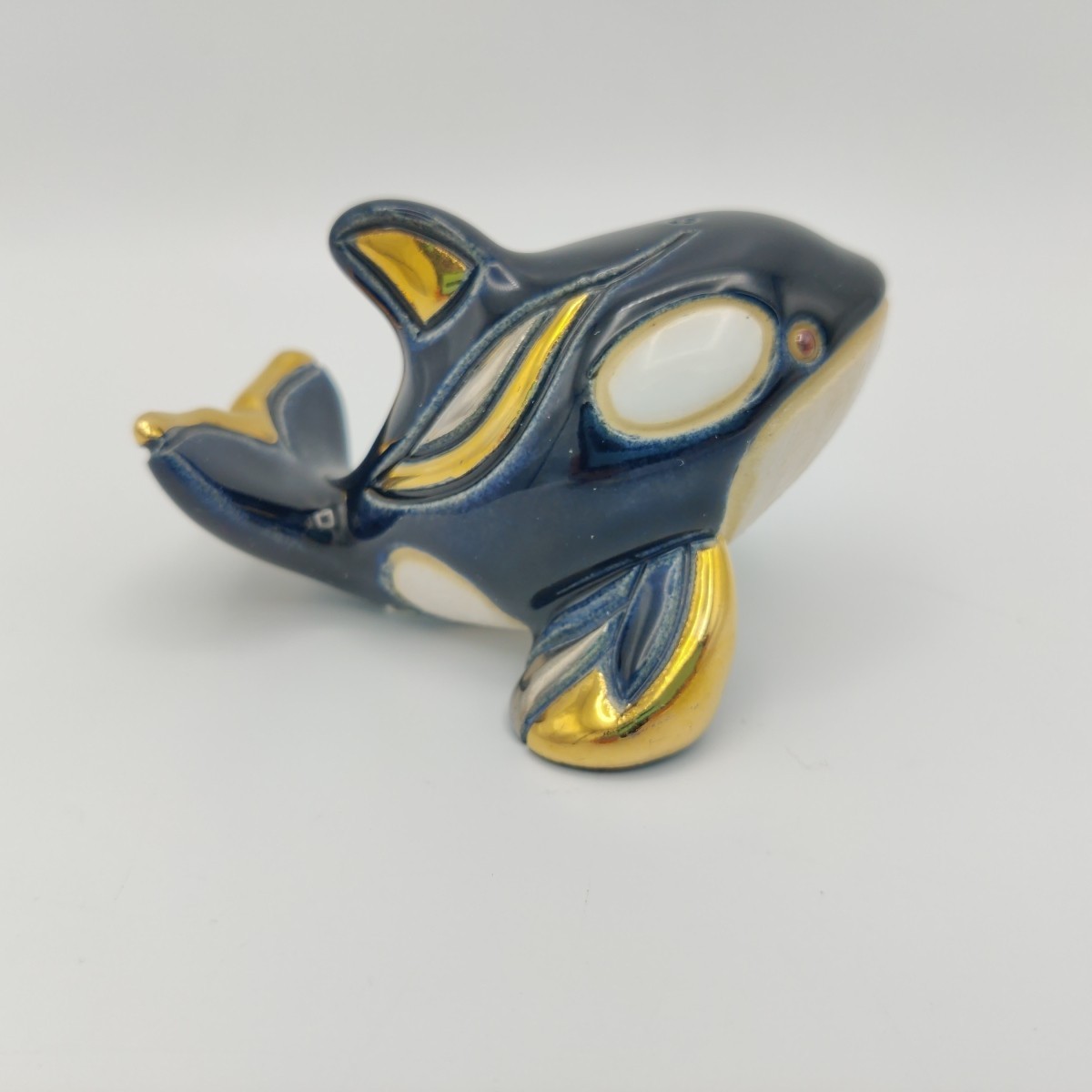 Rinconada De Rosa Orca Whale Rinca Babies Collection Platinum And Gold 1730