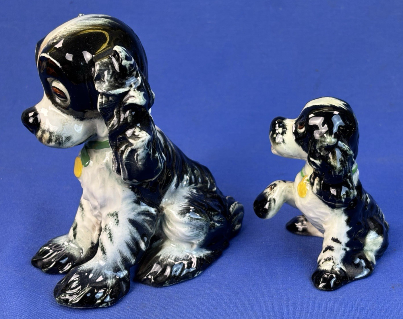 Lot of 2 Vintage 1950s Goebel Butch Figurines Albert Staehle Large Stae 21 & 4