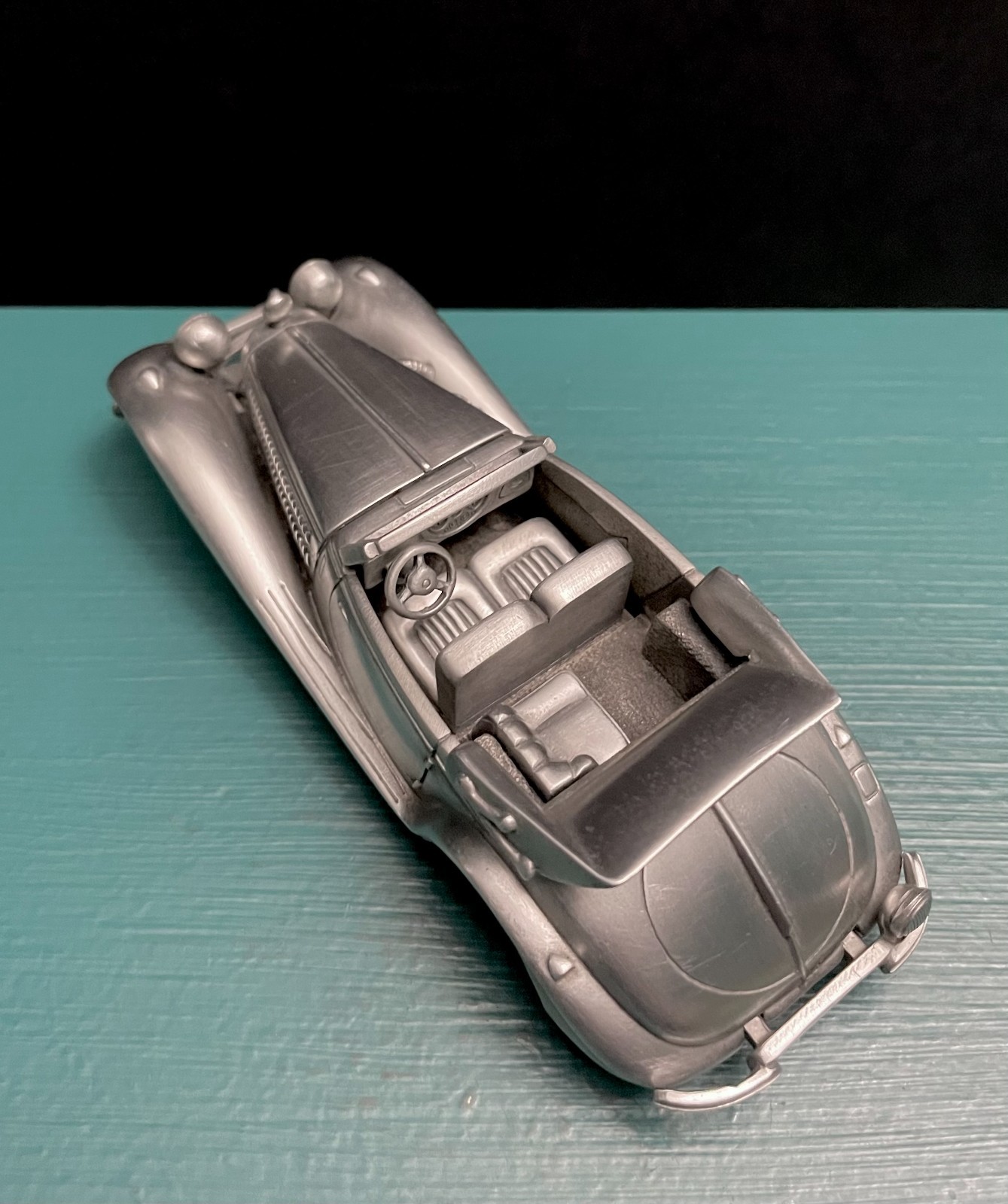 PMI Pewter Mercedes Benz 540K Grand Touring Car Automobile Replica Mini Figurine
