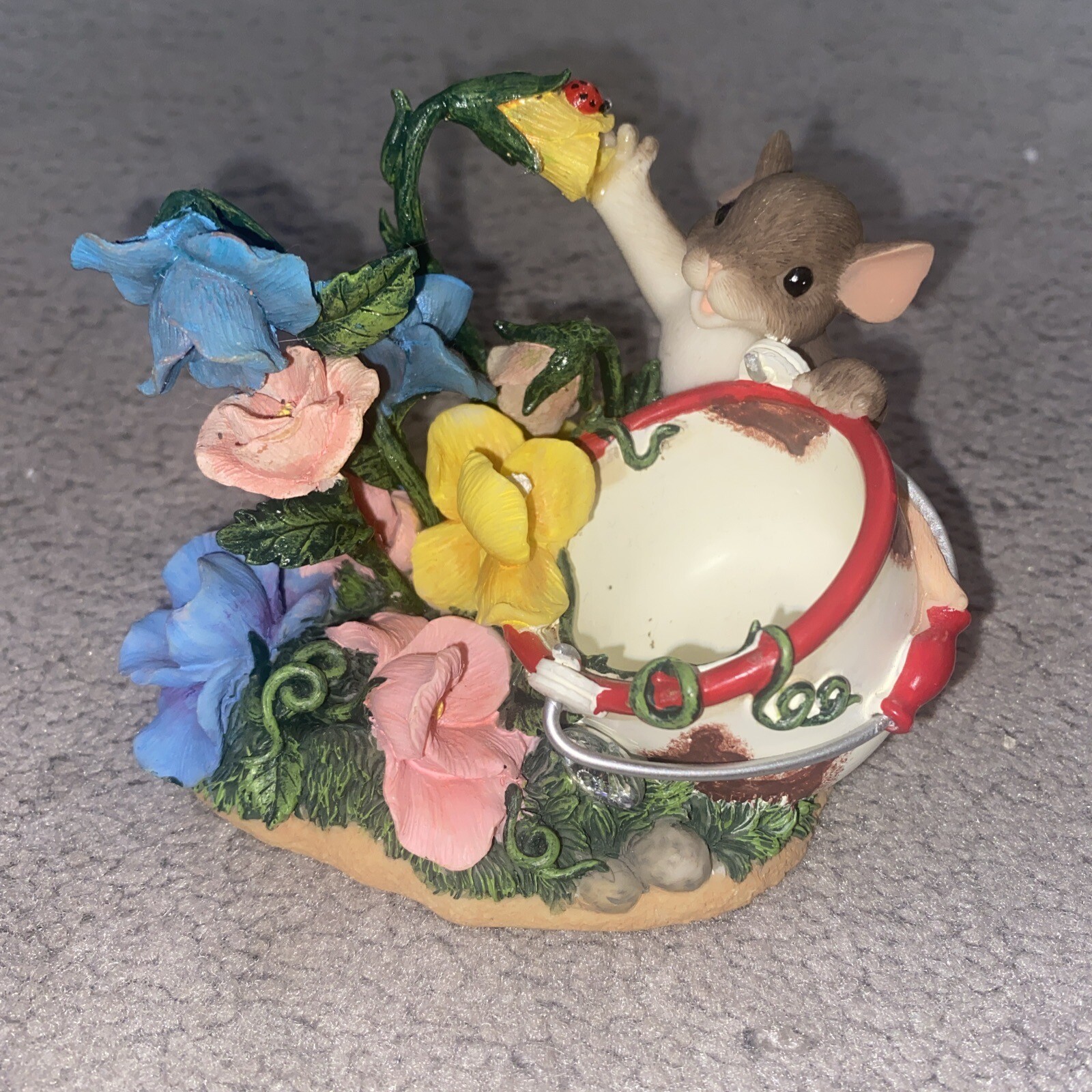 Charming Tails “Hi Sweet Pea” 3.50”x3.0” ~ VGC ~