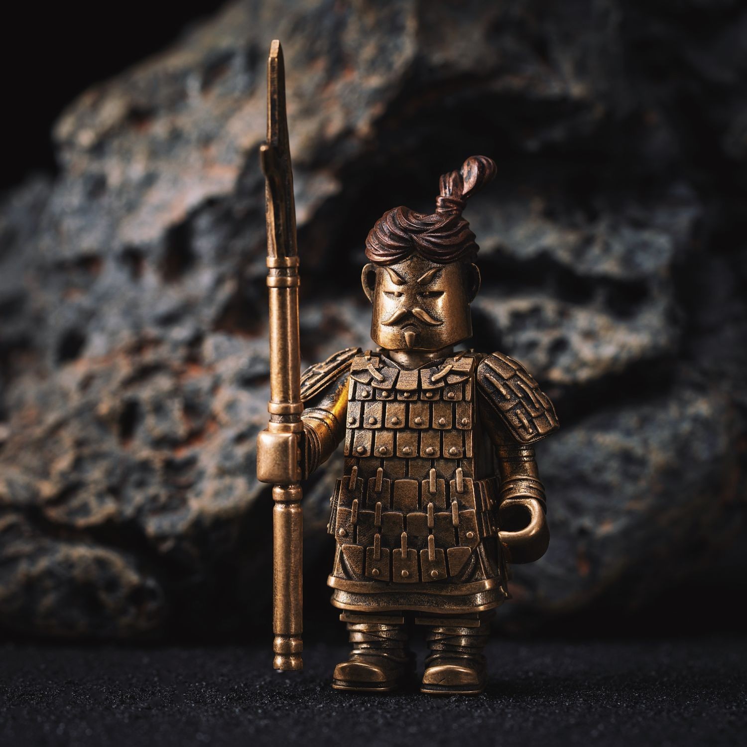 Qin Soldier Figurine. Terracotta Warrior Magnetic Statue. Collectible Gift