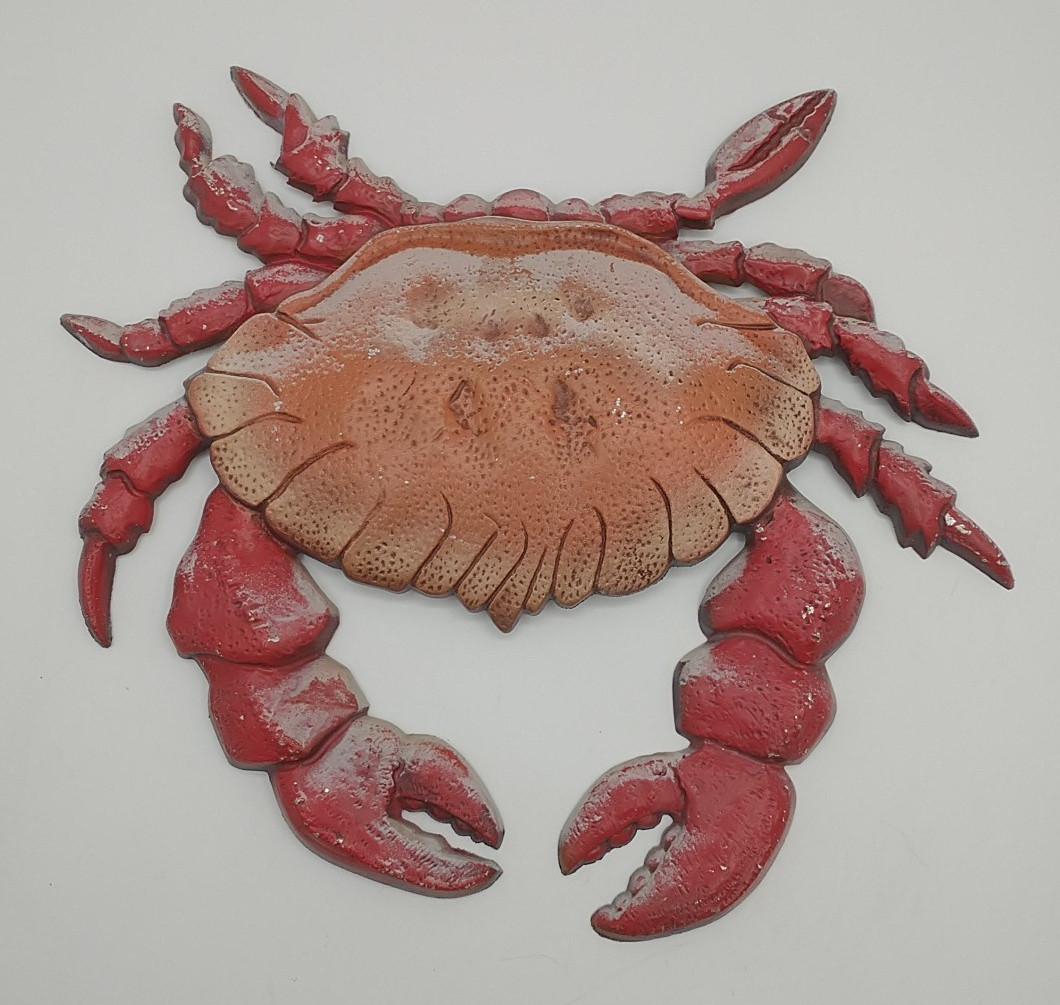 Sexton USA 1967 Metal Crab Nautical Vintage Indoor-Outdoor Decor