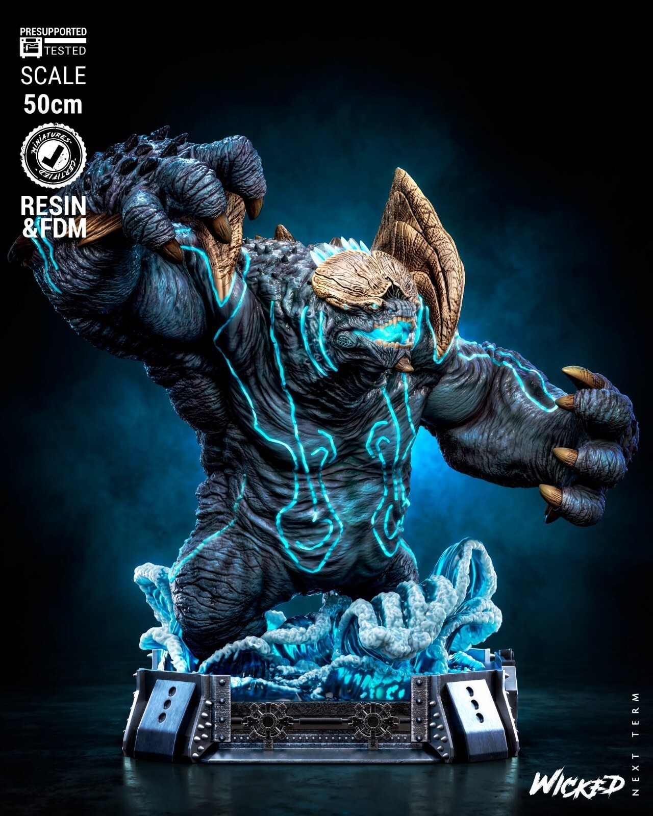 1:8 Leatherback Pacific Rim Fan Art UNPAINTED High Quality Garage Kit
