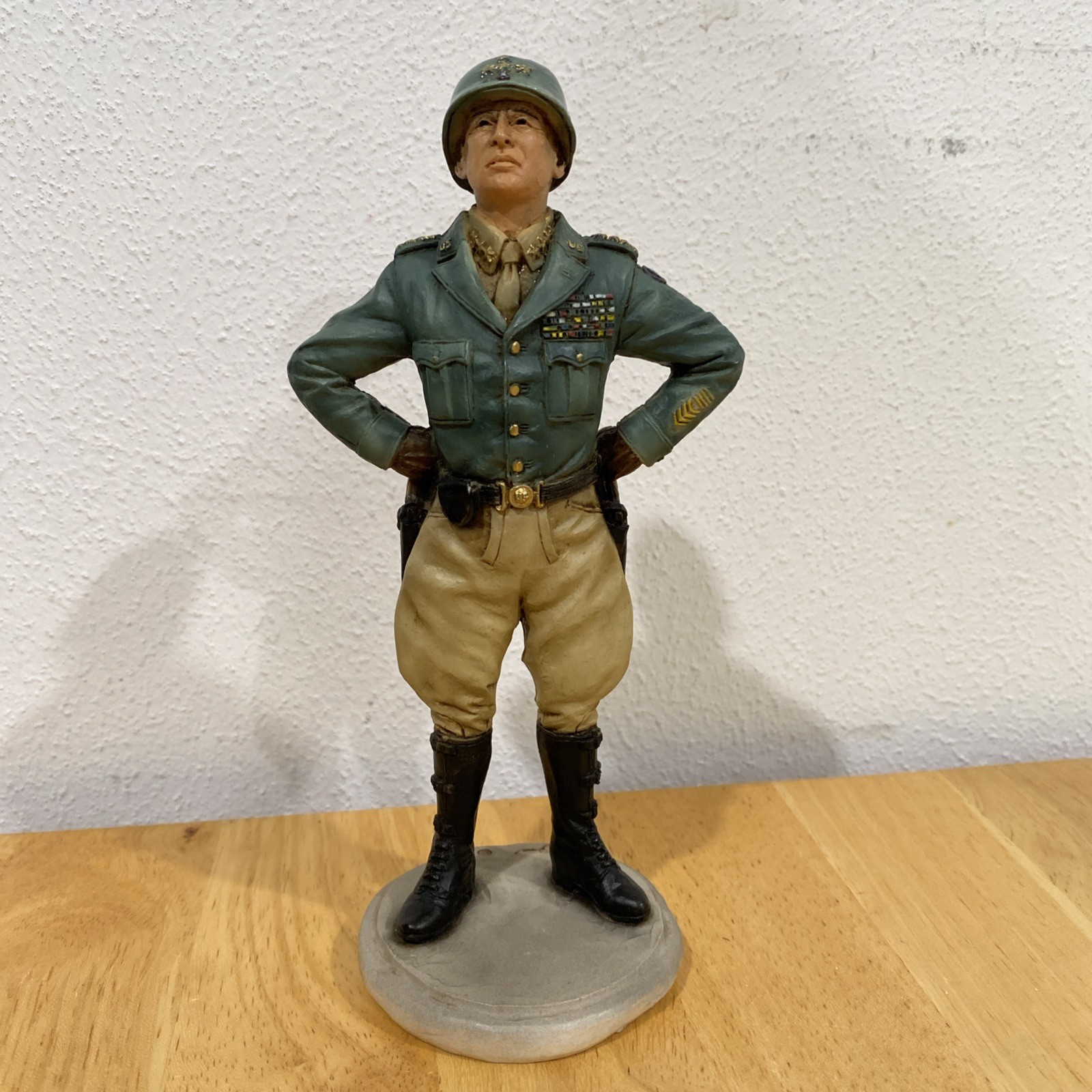 Vintage 1998 Castagna Italy General George S. Patton Resin Figurine 6”