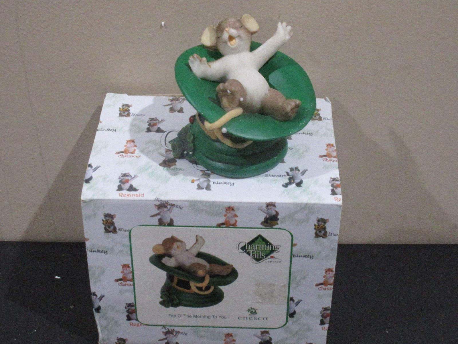 Charming Tails Top O The Morning To You Figurine Enesco 2010 #4020490