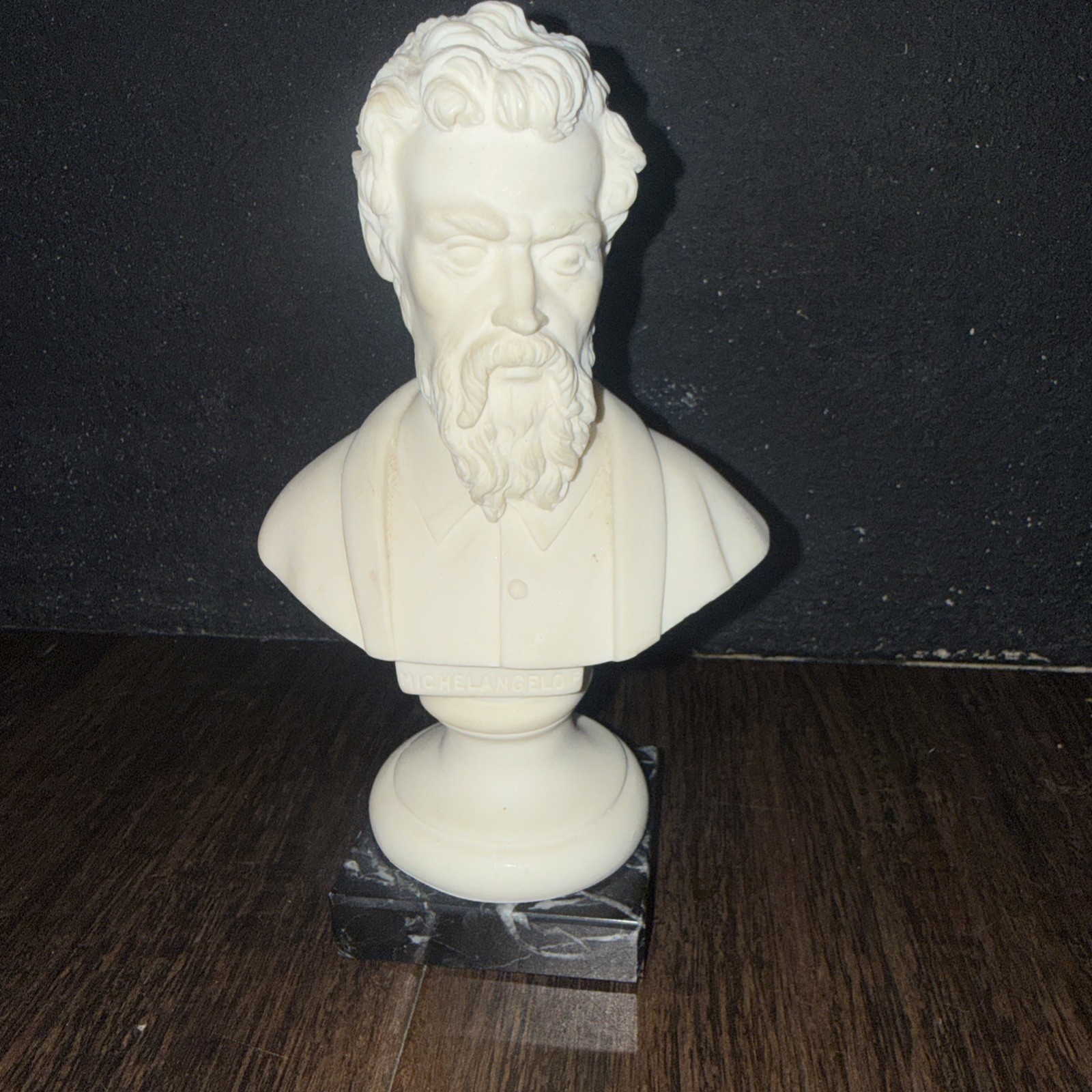 miniature portrait bust of Michelangelo Buonarroti Statue Made In Italy