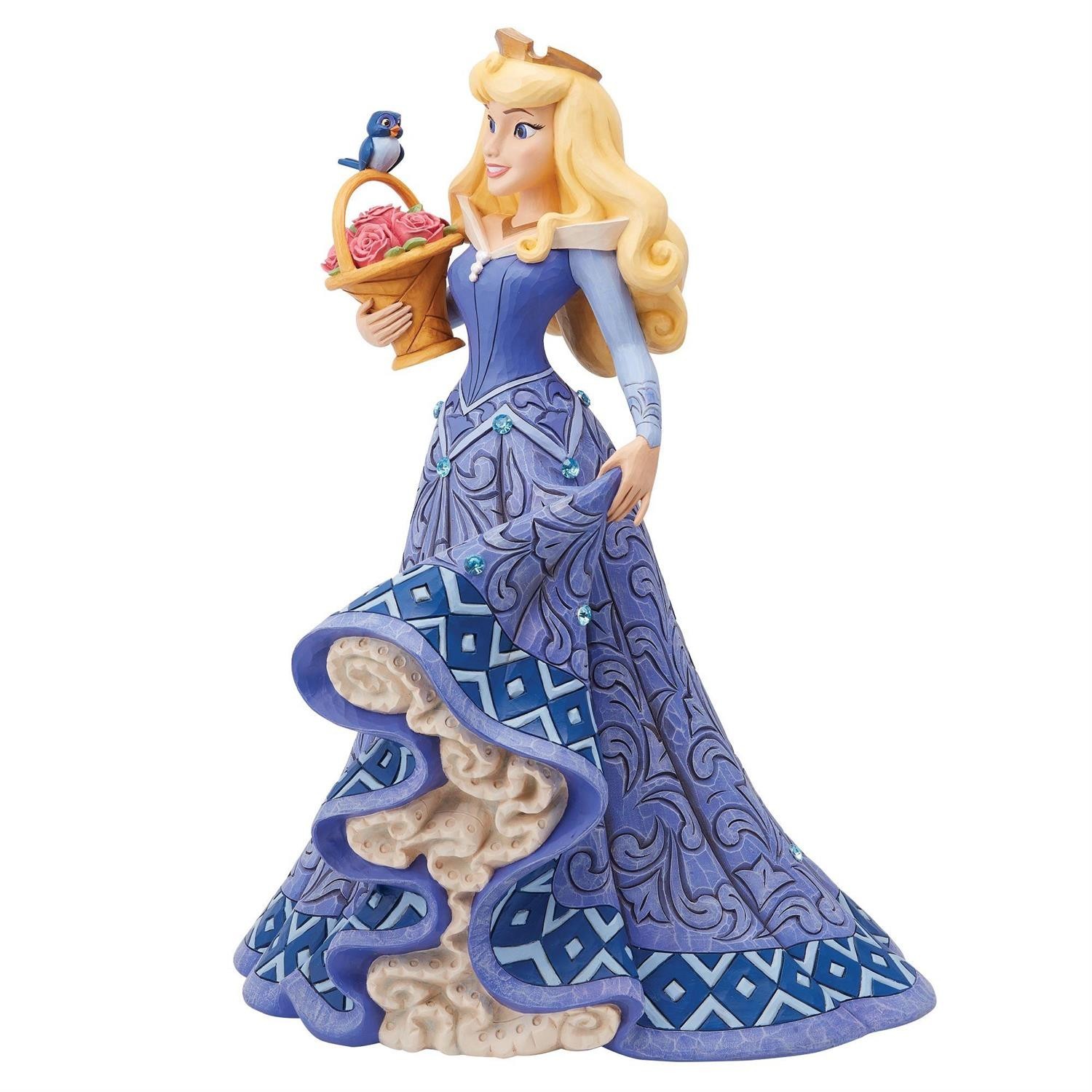 Disney Jim Shore Aurora Deluxe Figurine 15 in High Sleeping Beauty Stone Resin