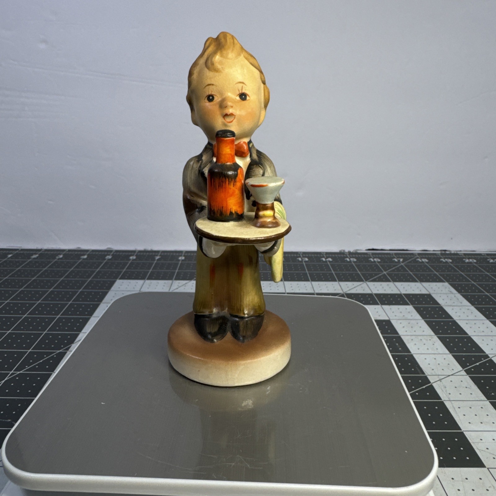 VTG Lefton Porcelain American Children Bell Boy Figurine