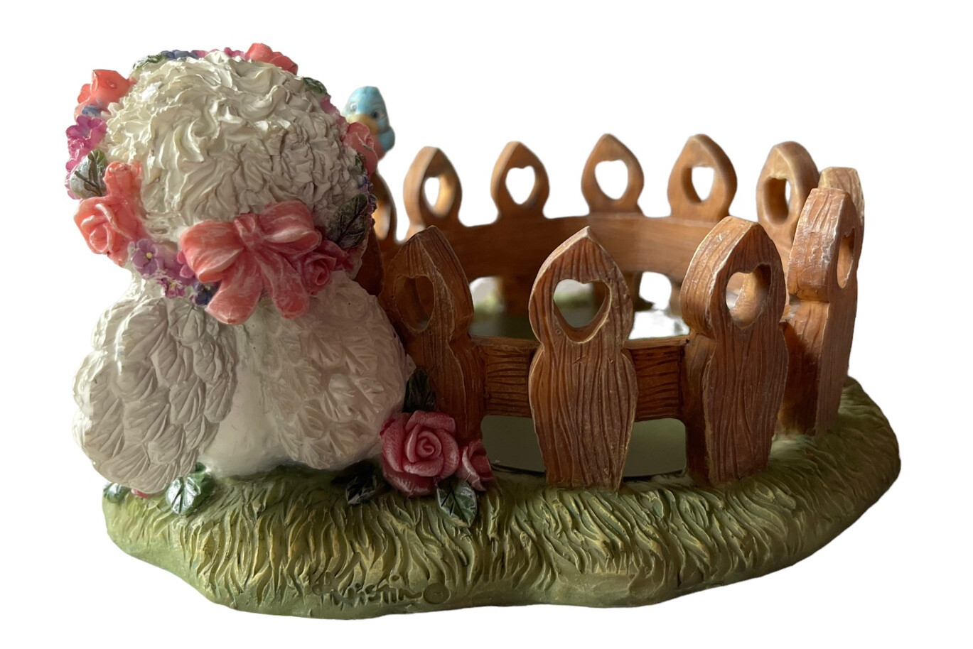 Dreamsicles Decorative Candle Holder Cherub Collectibles 2001 Friendship Candle