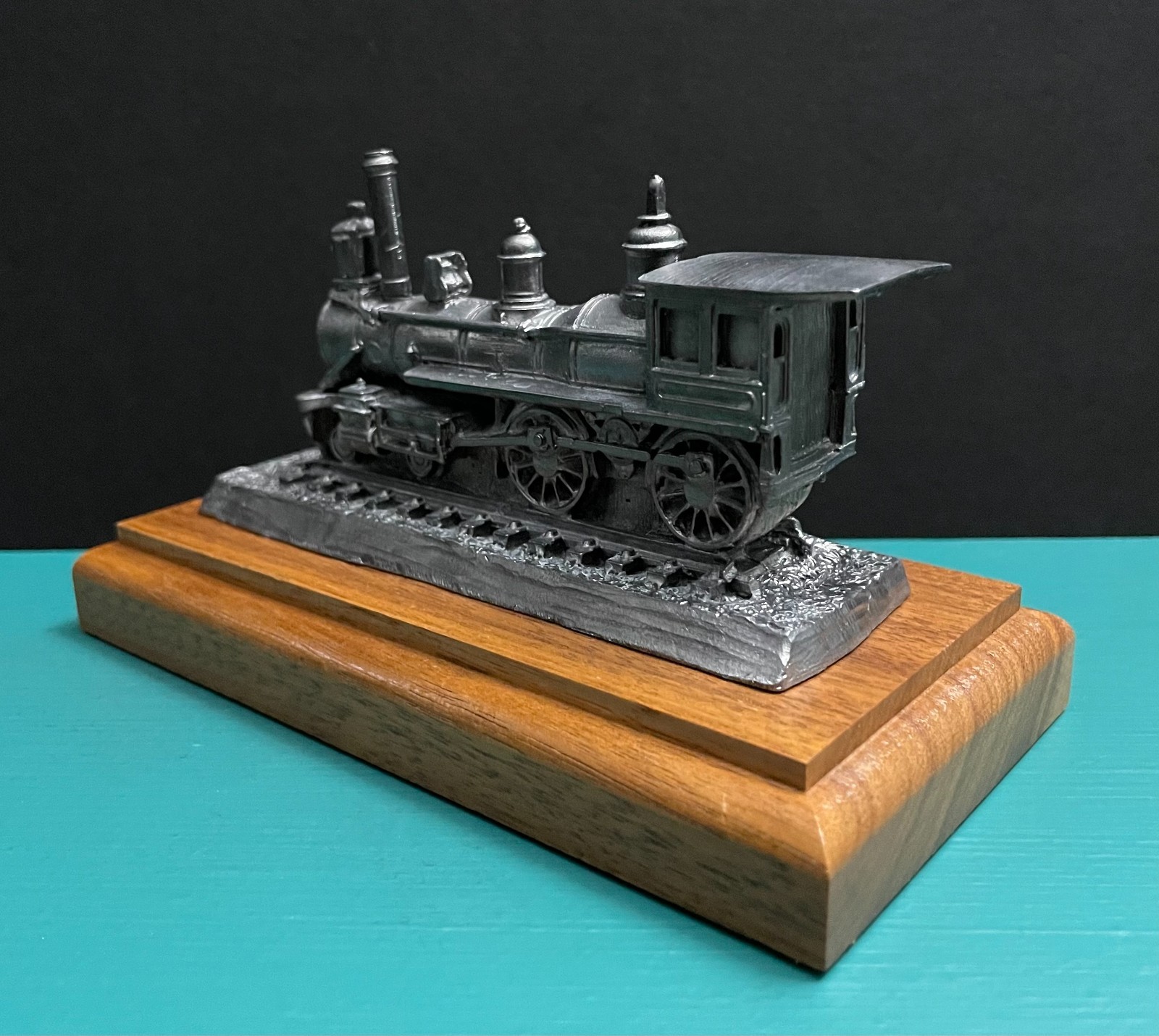 Michael Ricker Pewter Antique Locomotive Steam Train Replica Model 4-4-0 U&D LE