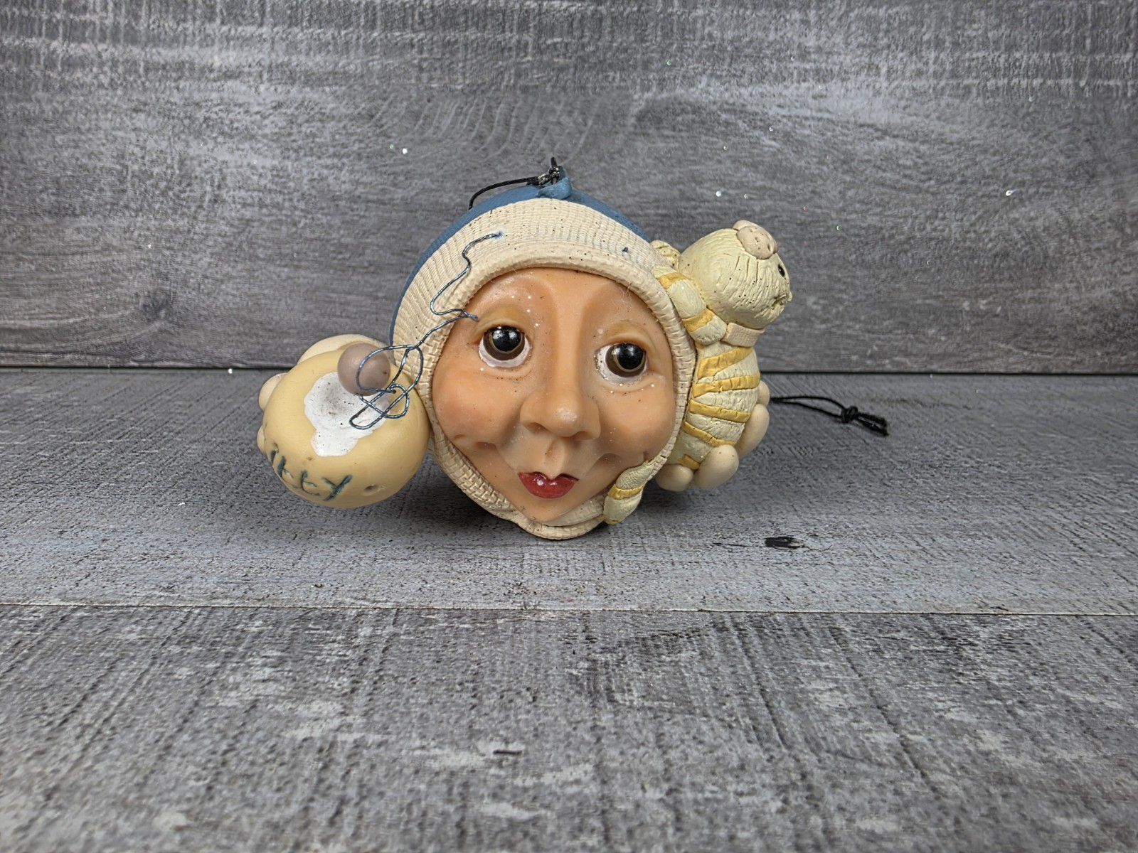 VTG Whimsical Jitterbugs by Susan Newman Cat Lover Hanging Ornament 168e1