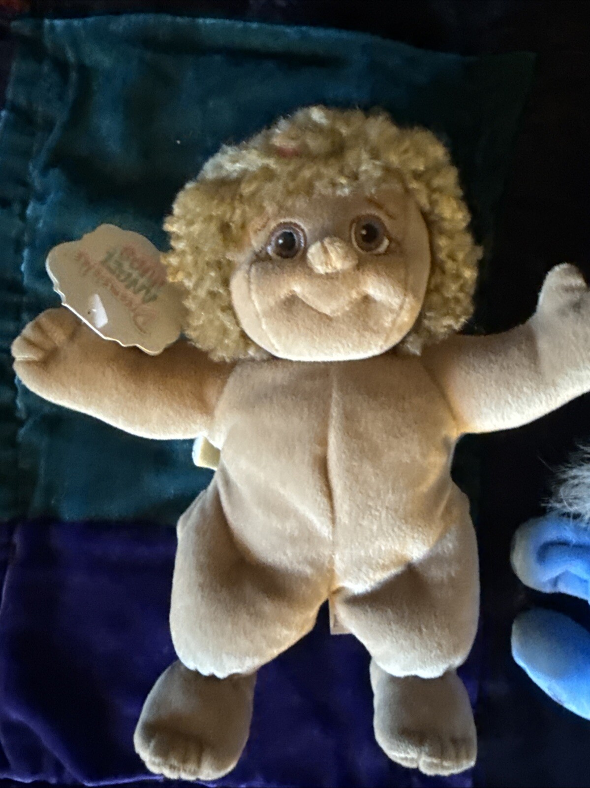 3 DREAMSICLES ANGEL HUGS Peaches Blueberry Cupcake WITH TAGS 1998 CAST ART 8”