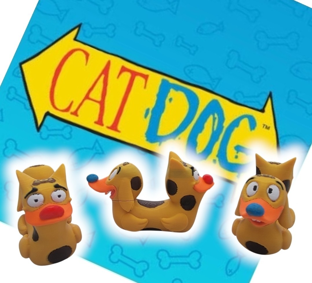 CATDOG NICKELODEON Duck Duck Jeep Novelty Duck