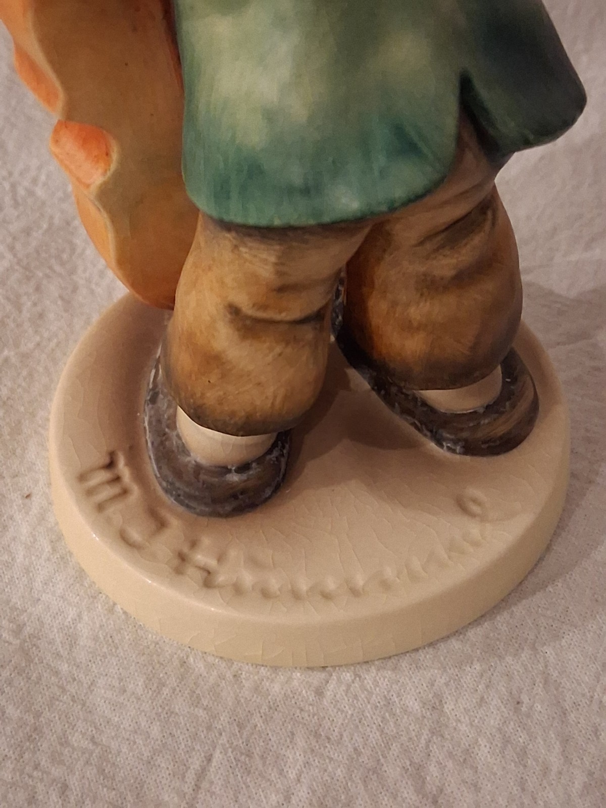 Vintage 1960s Hummel Goebel “Sweet Music” Boy with Cello #186, TMK-3